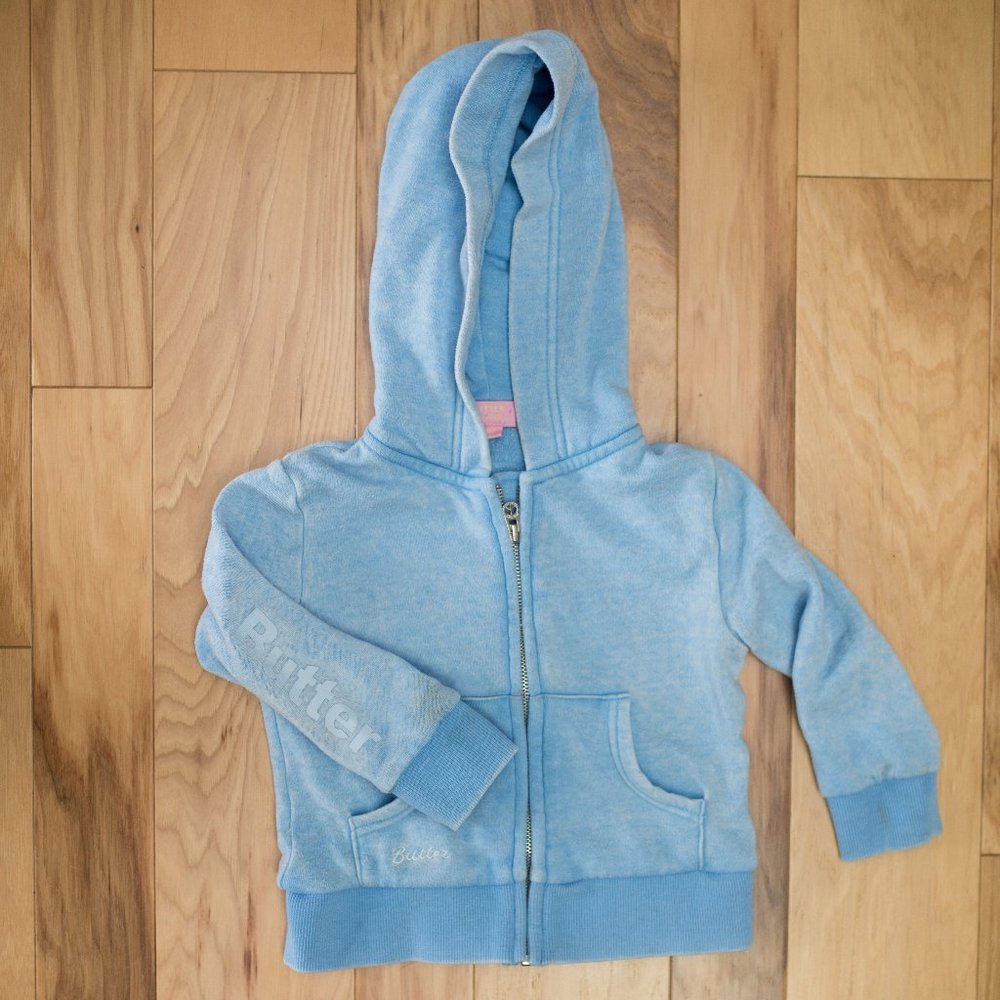 Toddler Girl Butter Hoodie